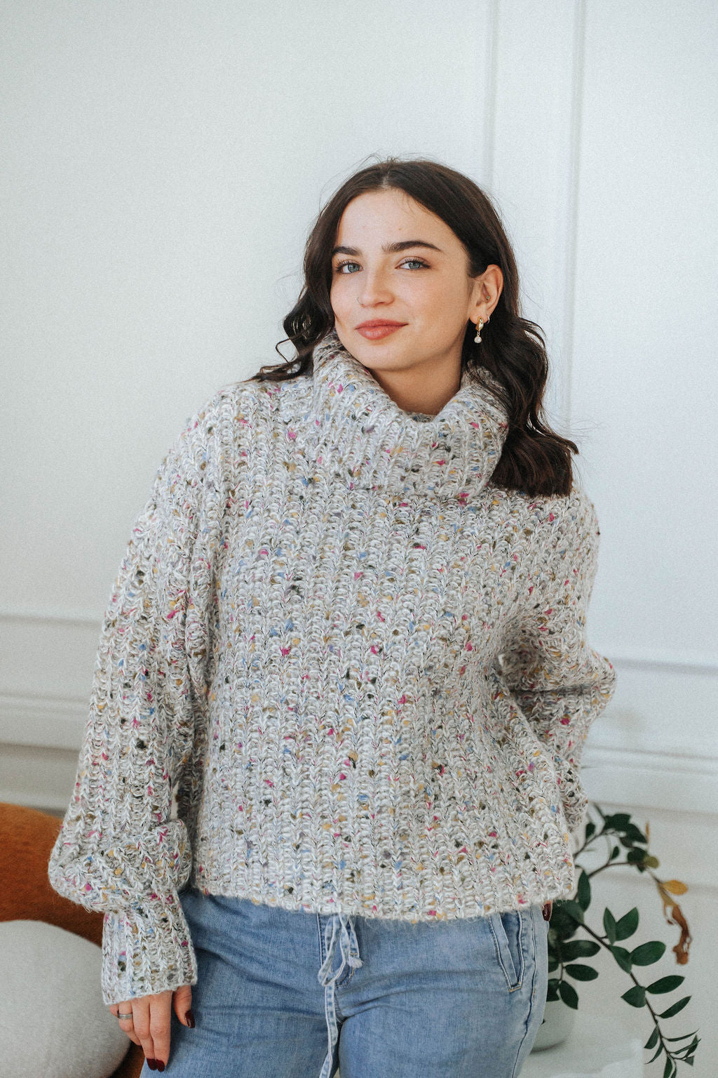FUNFETTI TURTLENECK SWEATER