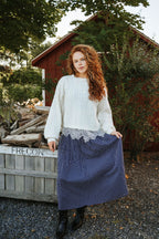 Main Street Polka Dot Maxi Skirt