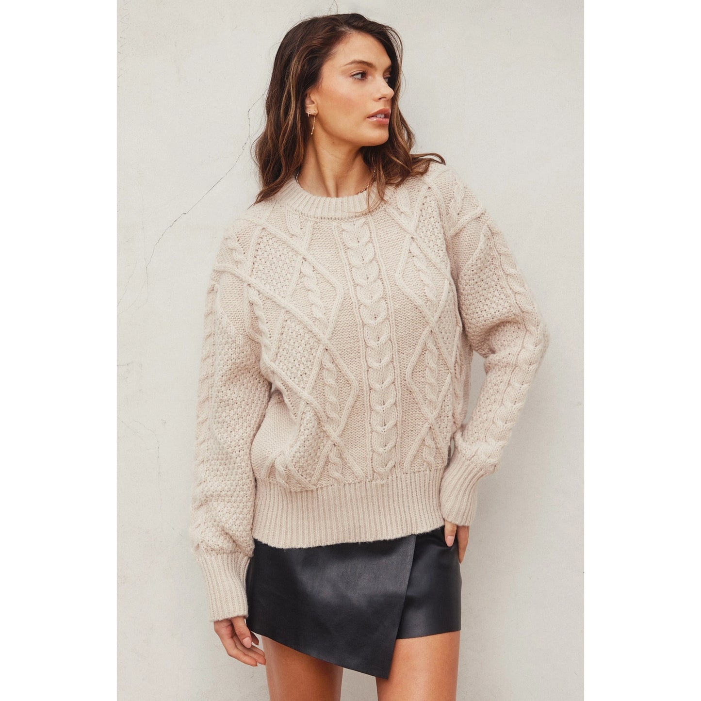 Cream Chunky Sweater