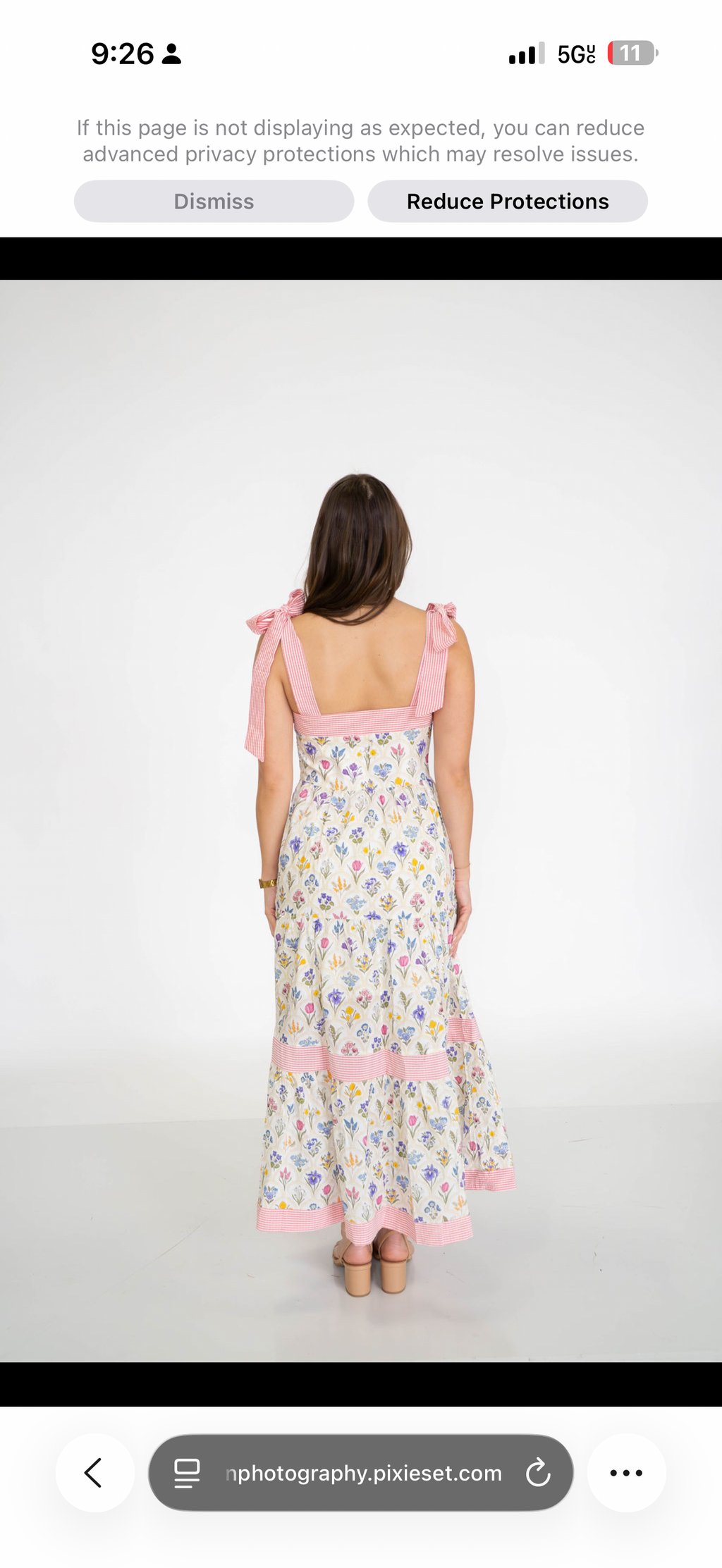 Floral Bouquet Cotton Dress