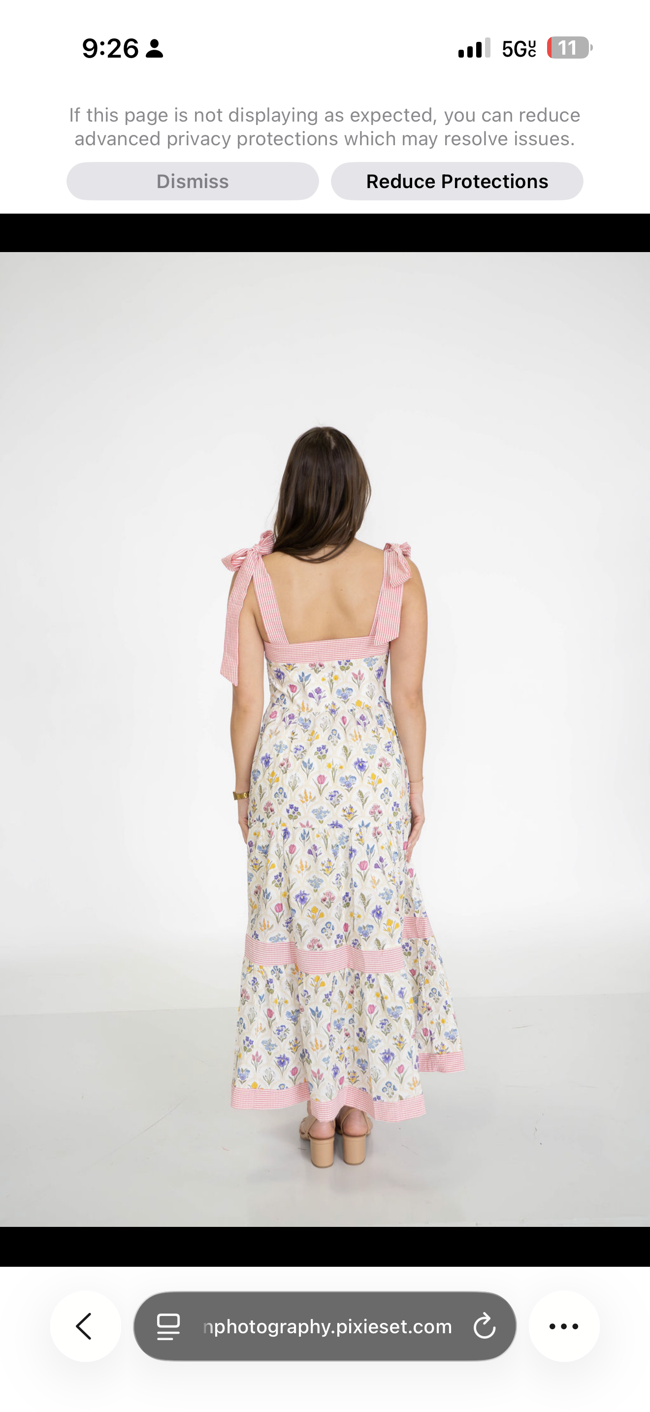 Floral Bouquet Cotton Dress