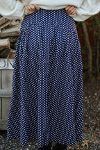 Main Street Polka Dot Maxi Skirt