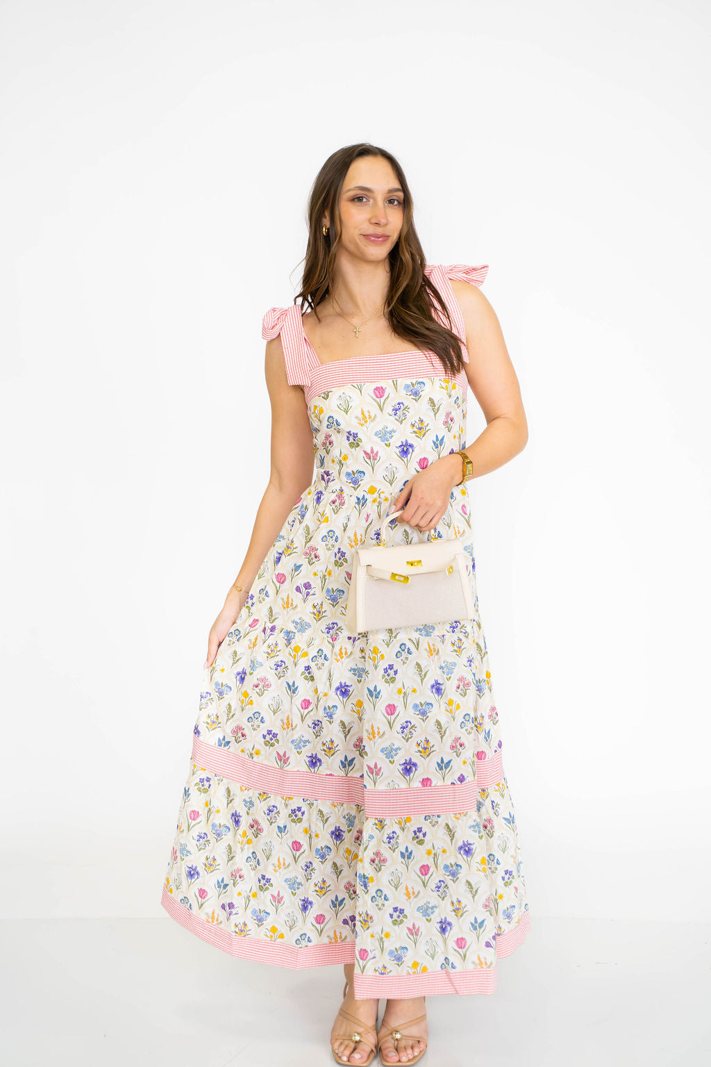 Floral Bouquet Cotton Dress