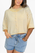 Sunday Shoreline Top – Butter Yellow