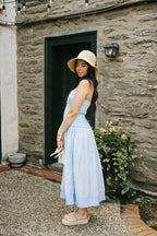 Weekend Social Midi Dress- Sky Blue