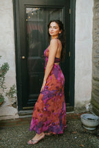 Summer Sunset Skies Purple Dress