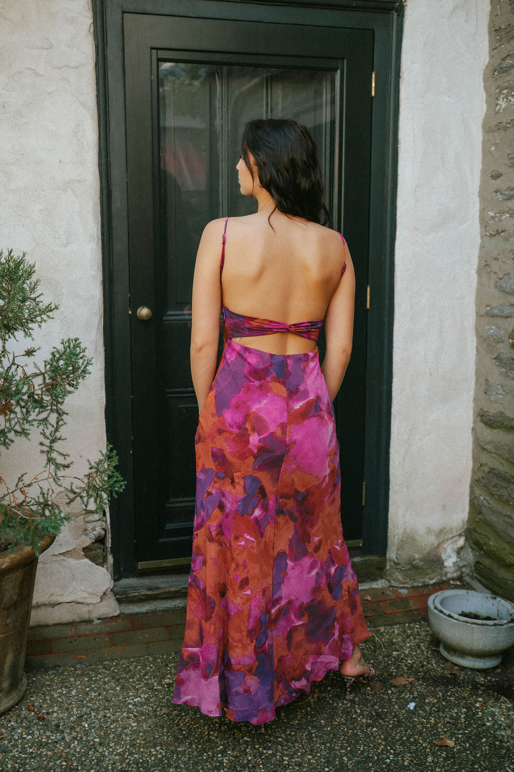 Summer Sunset Skies Purple Dress