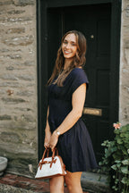 Five O’Clock Navy Dress