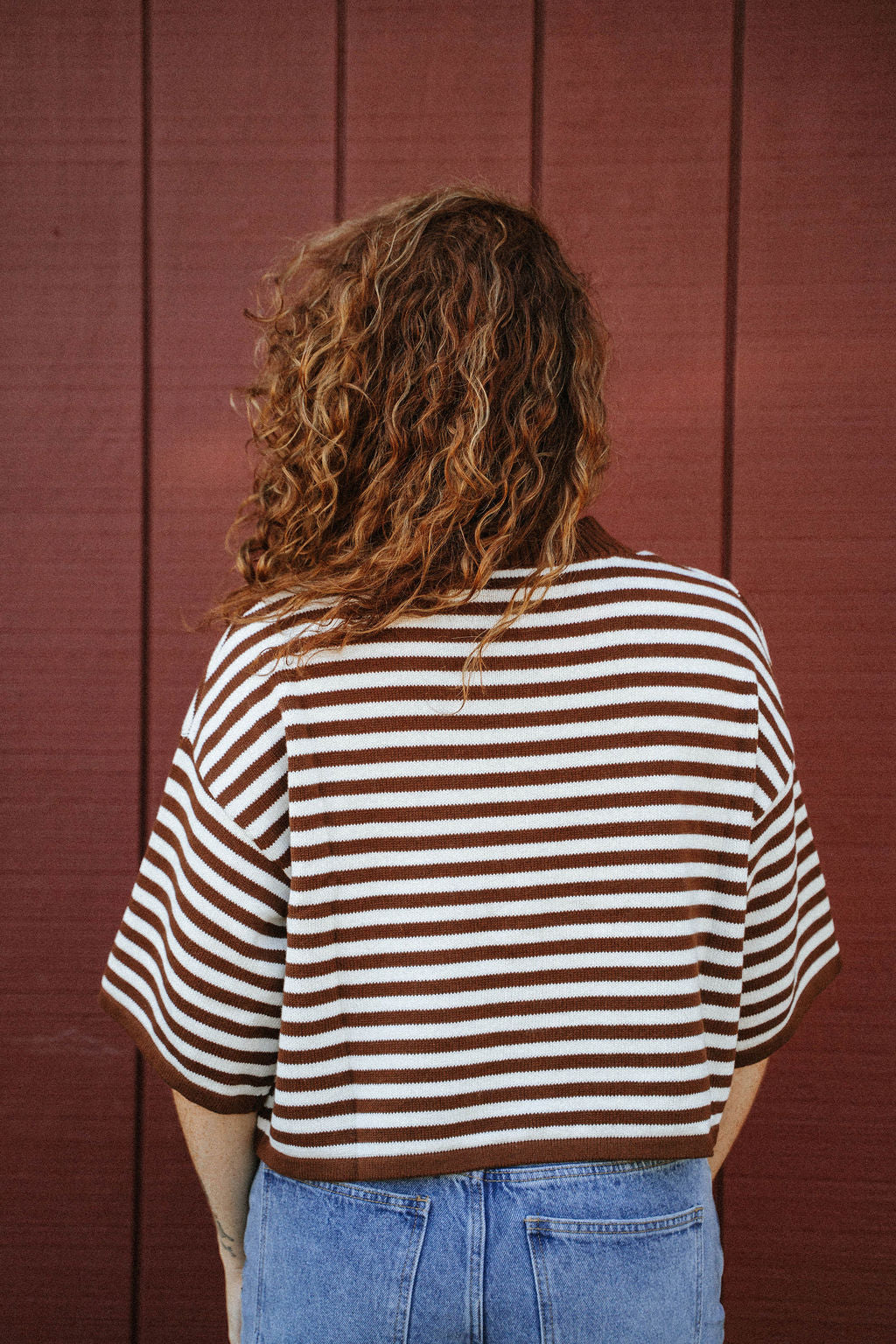 Sunday Shoreline Top- Brown