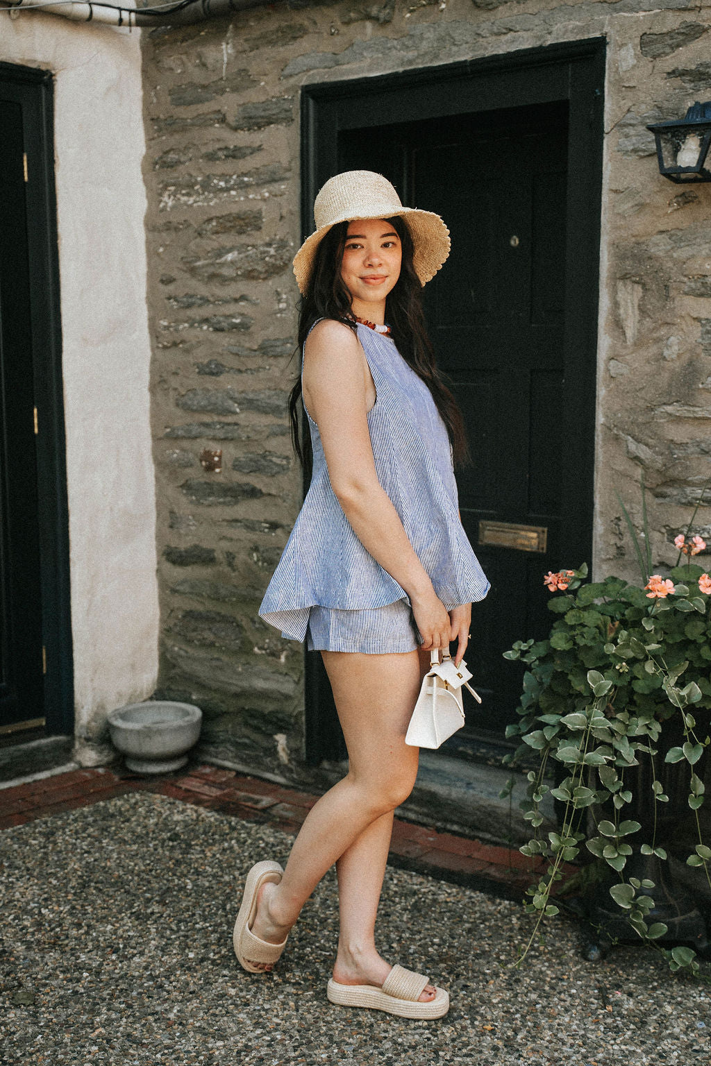 Cape May Stripe Short Set