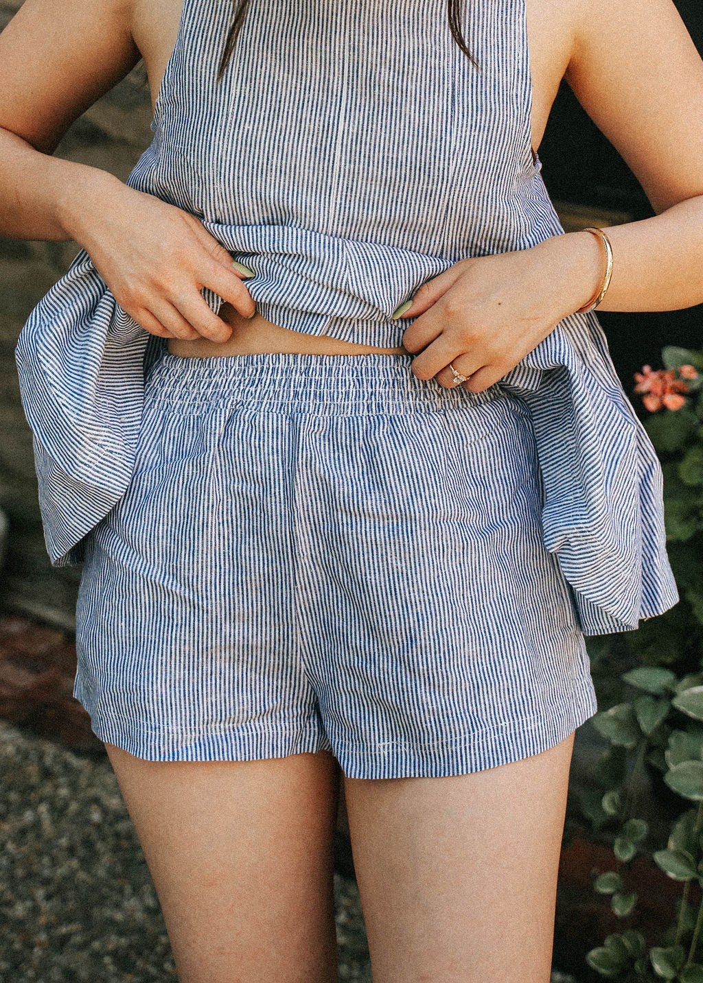 Cape May Stripe Short Set