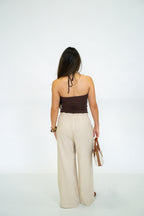 Seaside Linen Wide Leg Pants