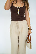 Seaside Linen Wide Leg Pants