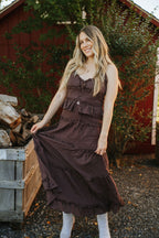 Cocoa Meadow Ruffle Maxi Set