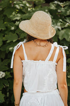 Boardwalk Eyelet Tie-Strap Top