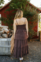 Cocoa Meadow Ruffle Maxi Set