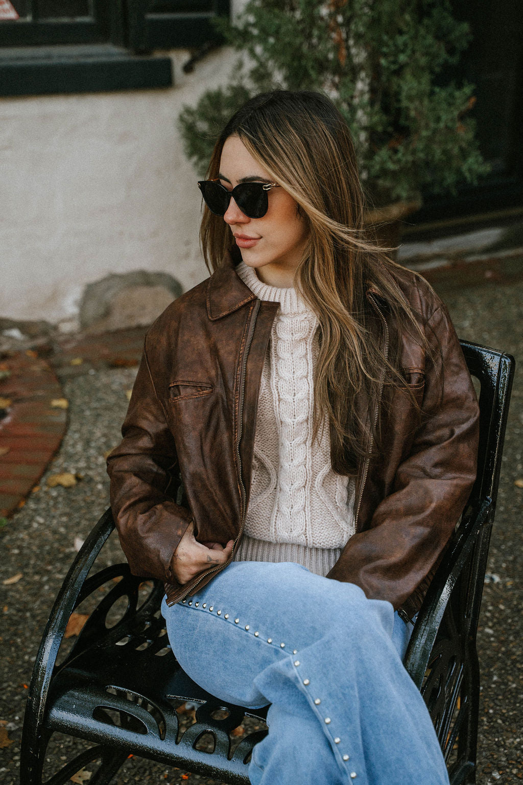 Cream Chunky Sweater