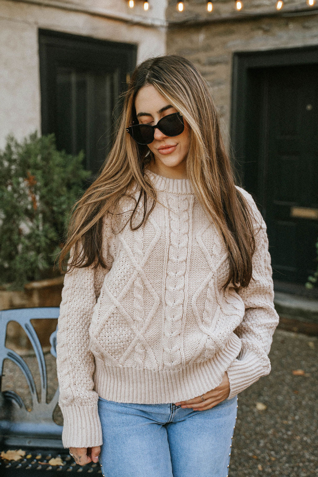 Cream Chunky Sweater