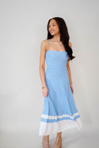 Periwinkle Blue Midi Dress