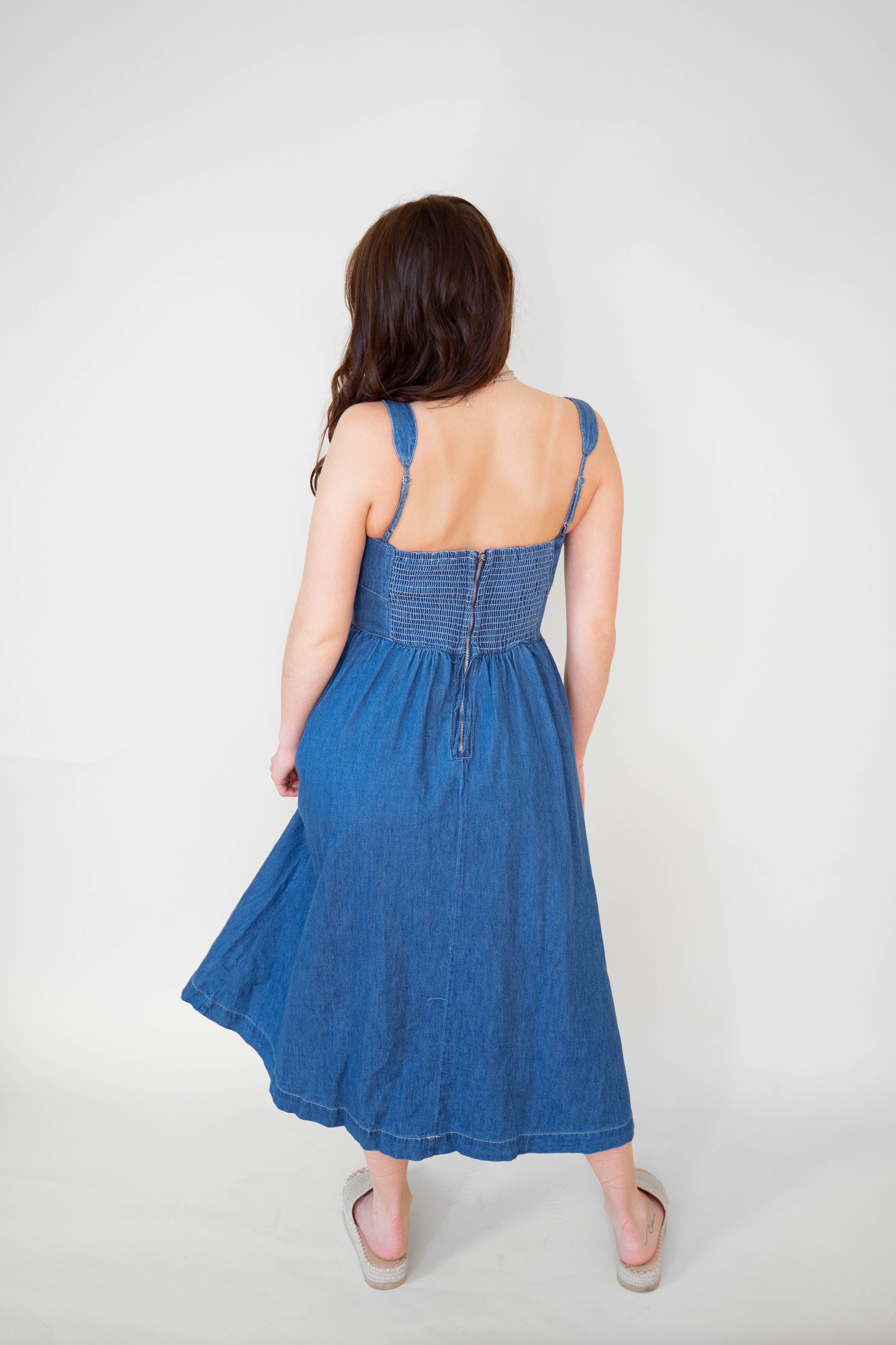 Valerie 100% Cotton Denim Dress