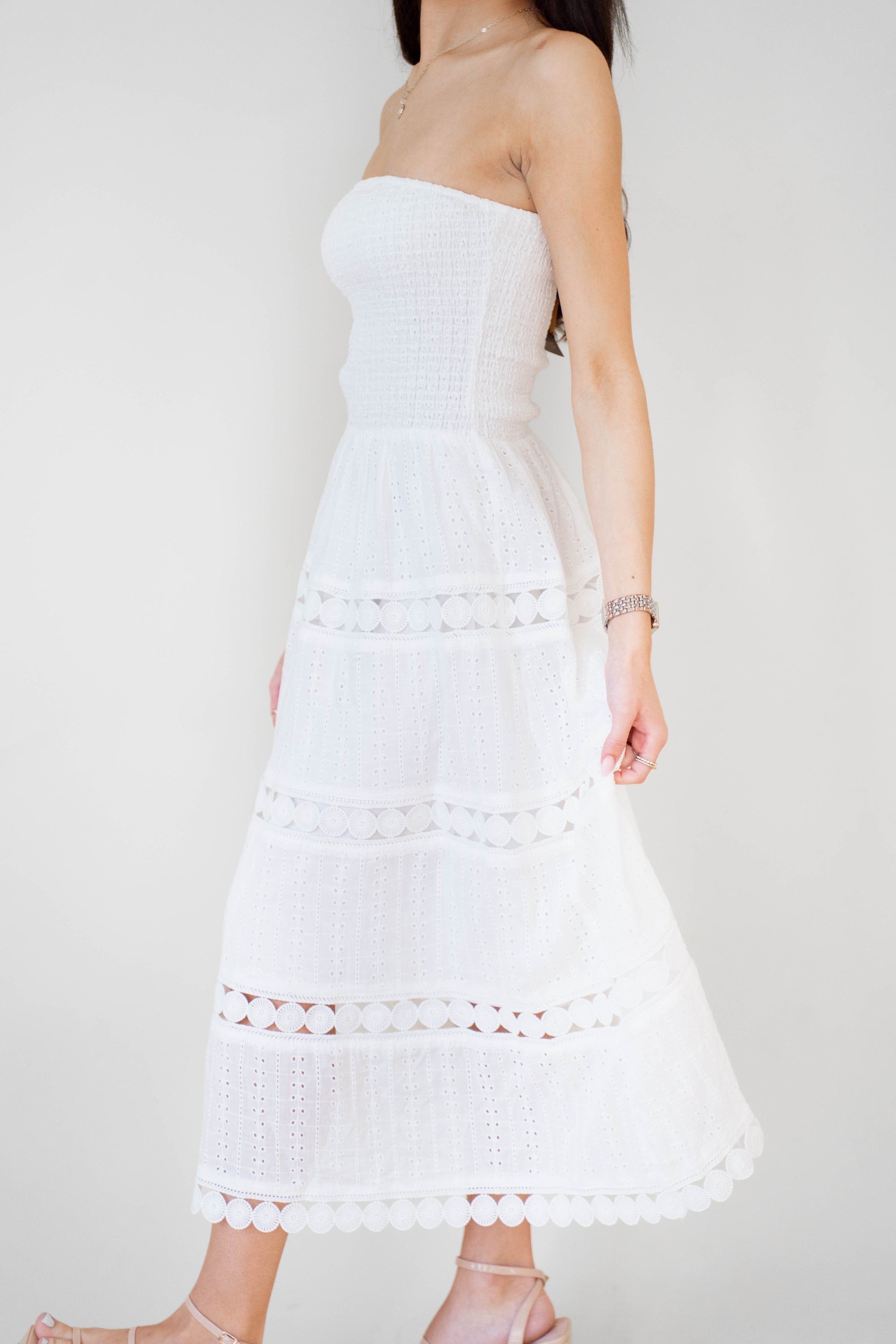Lace Crotchet 100% Cotton Dress