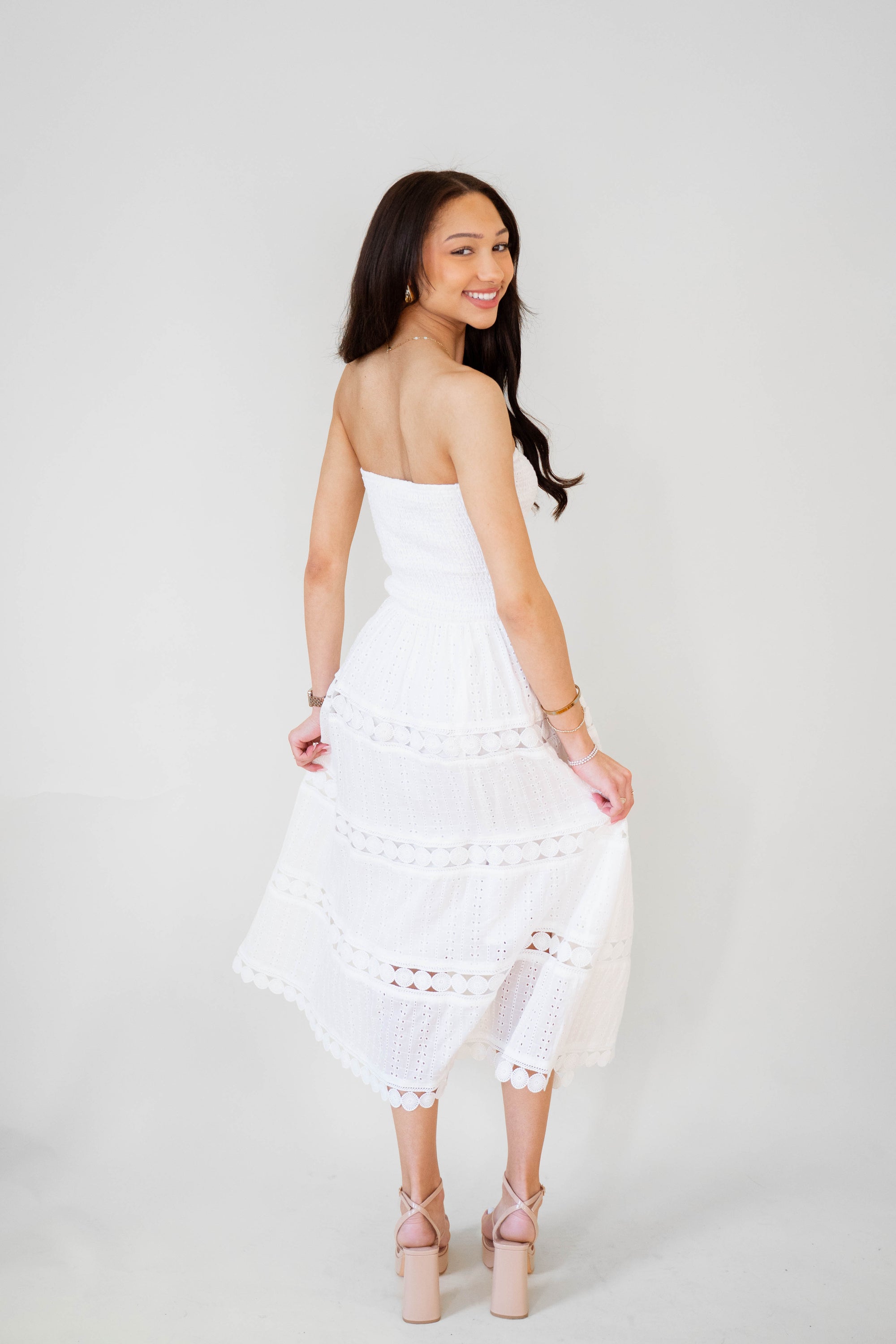 Lace Crotchet 100% Cotton Dress