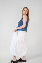 Lace Side Bow Detail Skirt