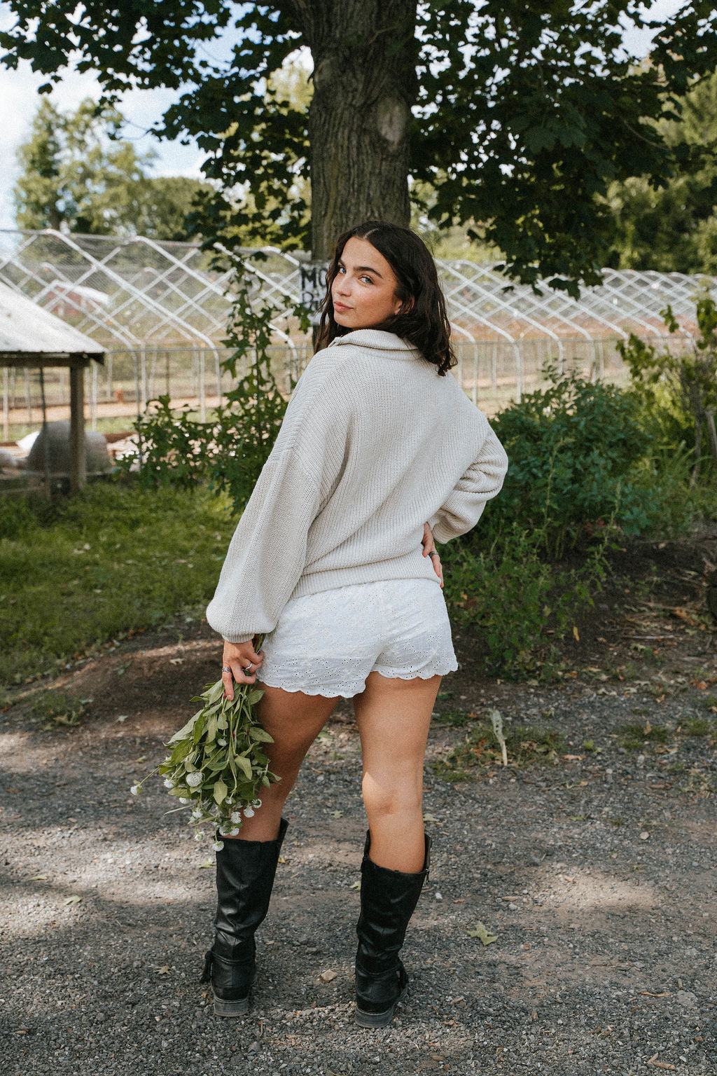 Driftwood Zip Knit Sweater