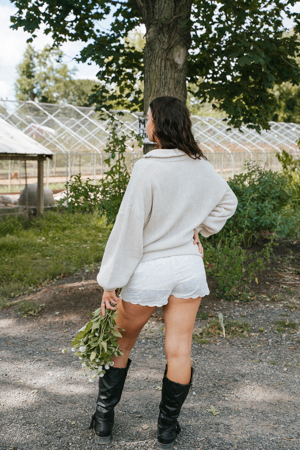 Driftwood Zip Knit Sweater