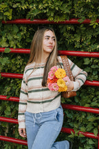 Willow Stripe Cardigan