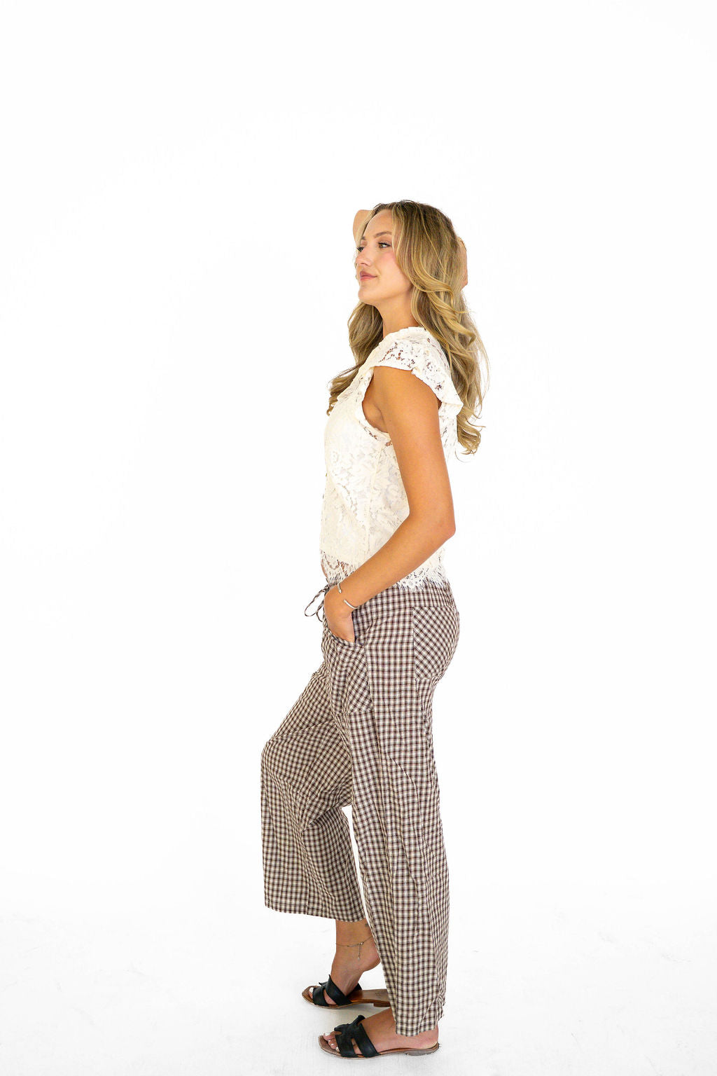 Easy Morning Plaid Drawstring Pants