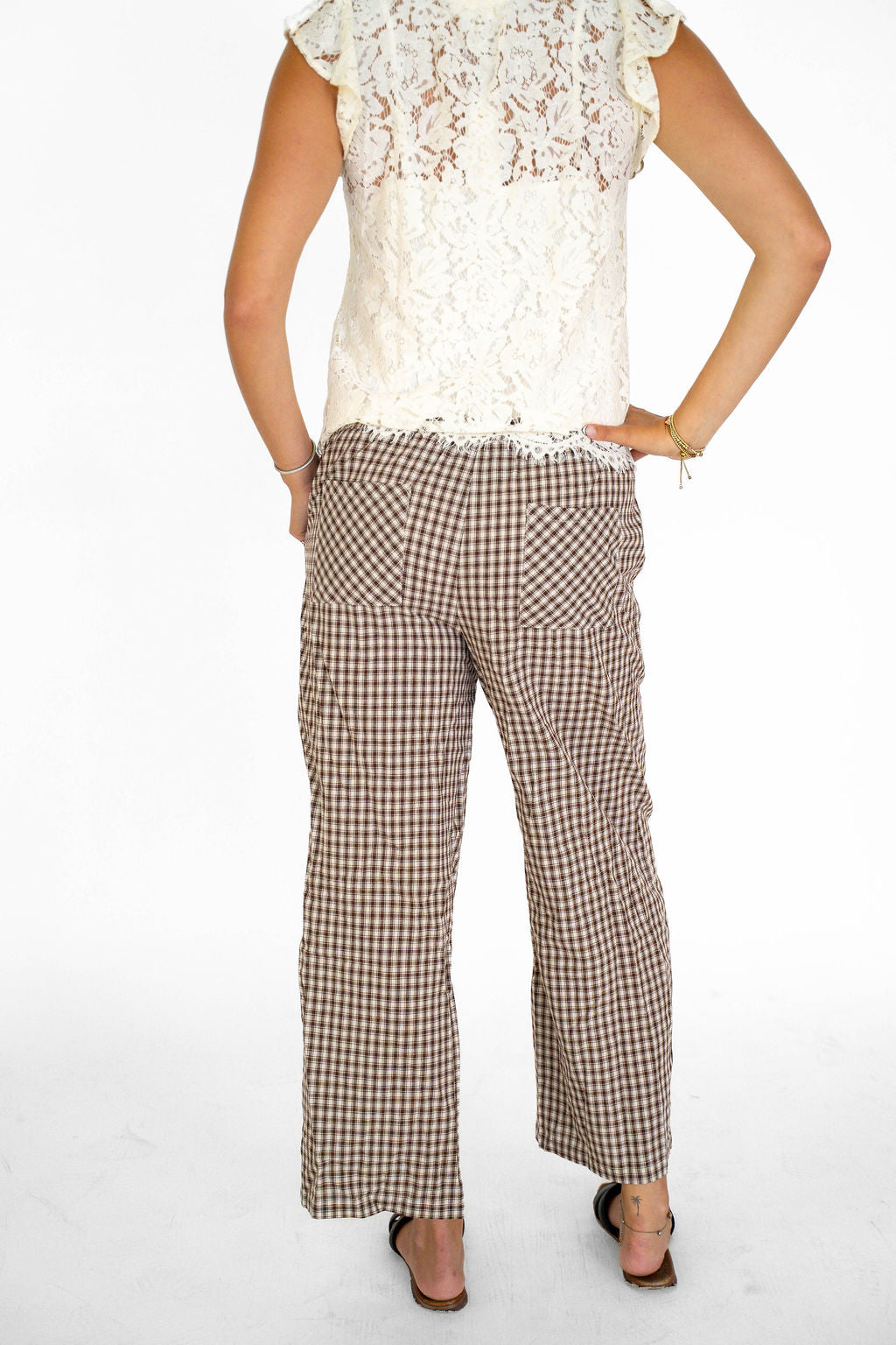 Easy Morning Plaid Drawstring Pants