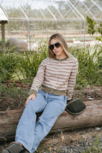 Sandstone Stripe Cardigan