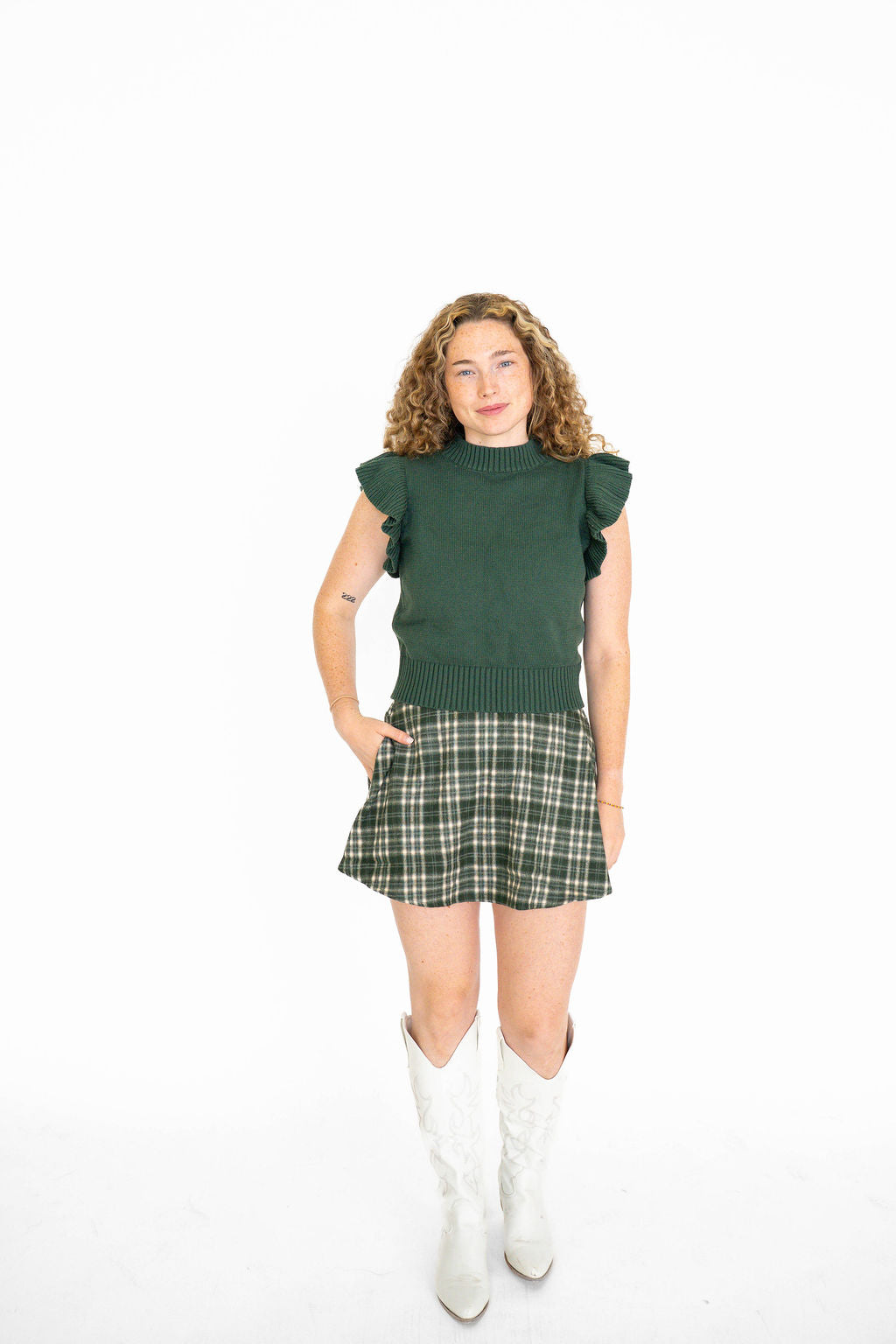 Victory Plaid Skort