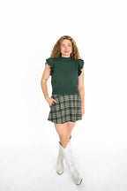Victory Plaid Skort