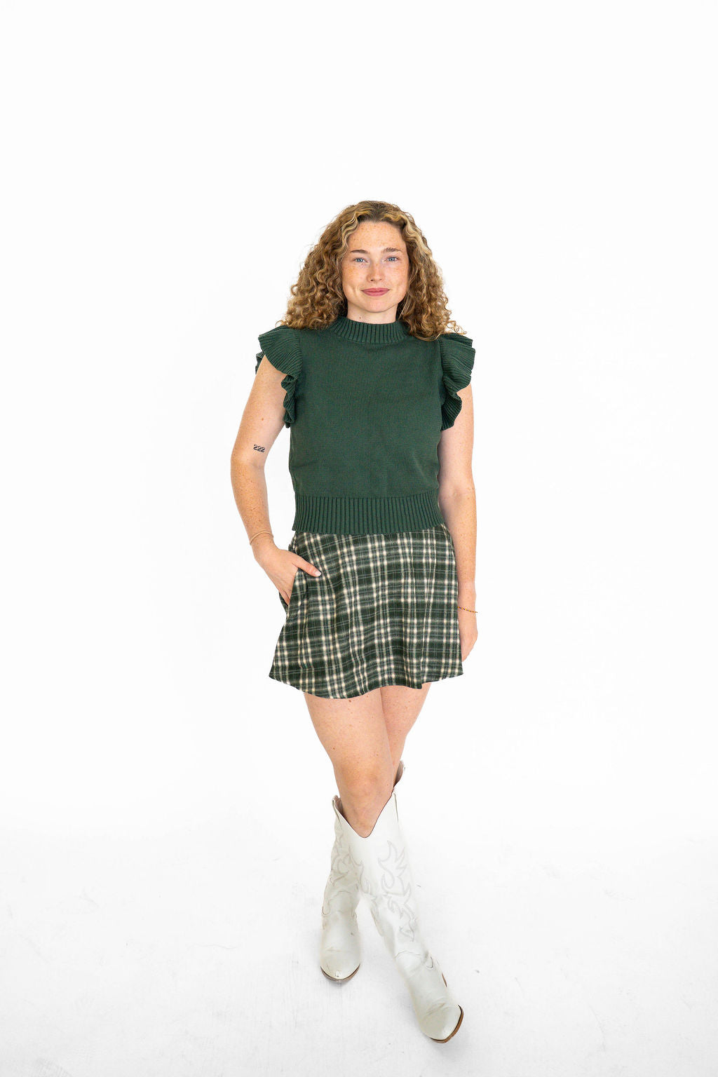 Victory Plaid Skort