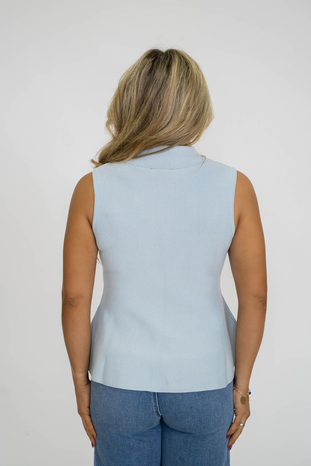 Harbor Gold Button Knit Top