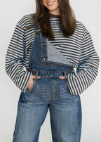 Everyday Denim Barrel Overalls