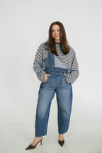 Everyday Denim Barrel Overalls