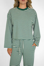 Green Kickoff Stripe Pants