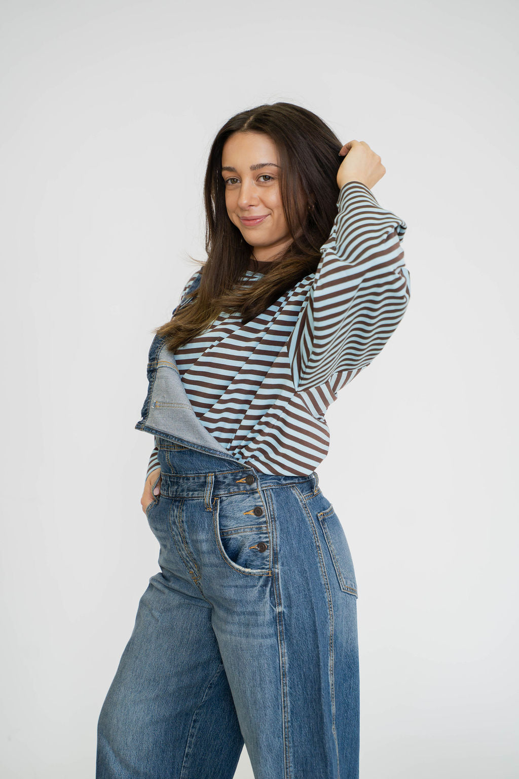 Everyday Denim Barrel Overalls