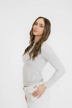 Everyday Essential Long Sleeve- Heather Grey
