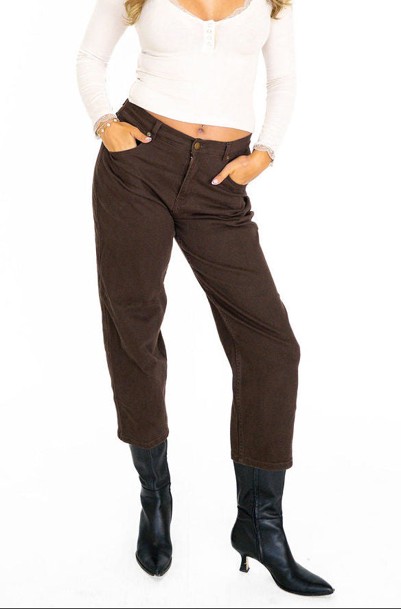 Everyday Ease Chocolate Pants