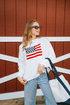 Stars & Stripes Sweater-White