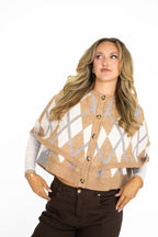 Cambridge Argyle Cape Cardigan