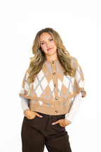 Cambridge Argyle Cape Cardigan