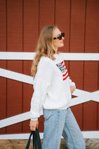 Stars & Stripes Sweater-White