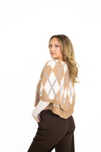 Cambridge Argyle Cape Cardigan