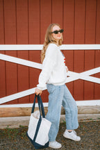 Stars & Stripes Sweater-White
