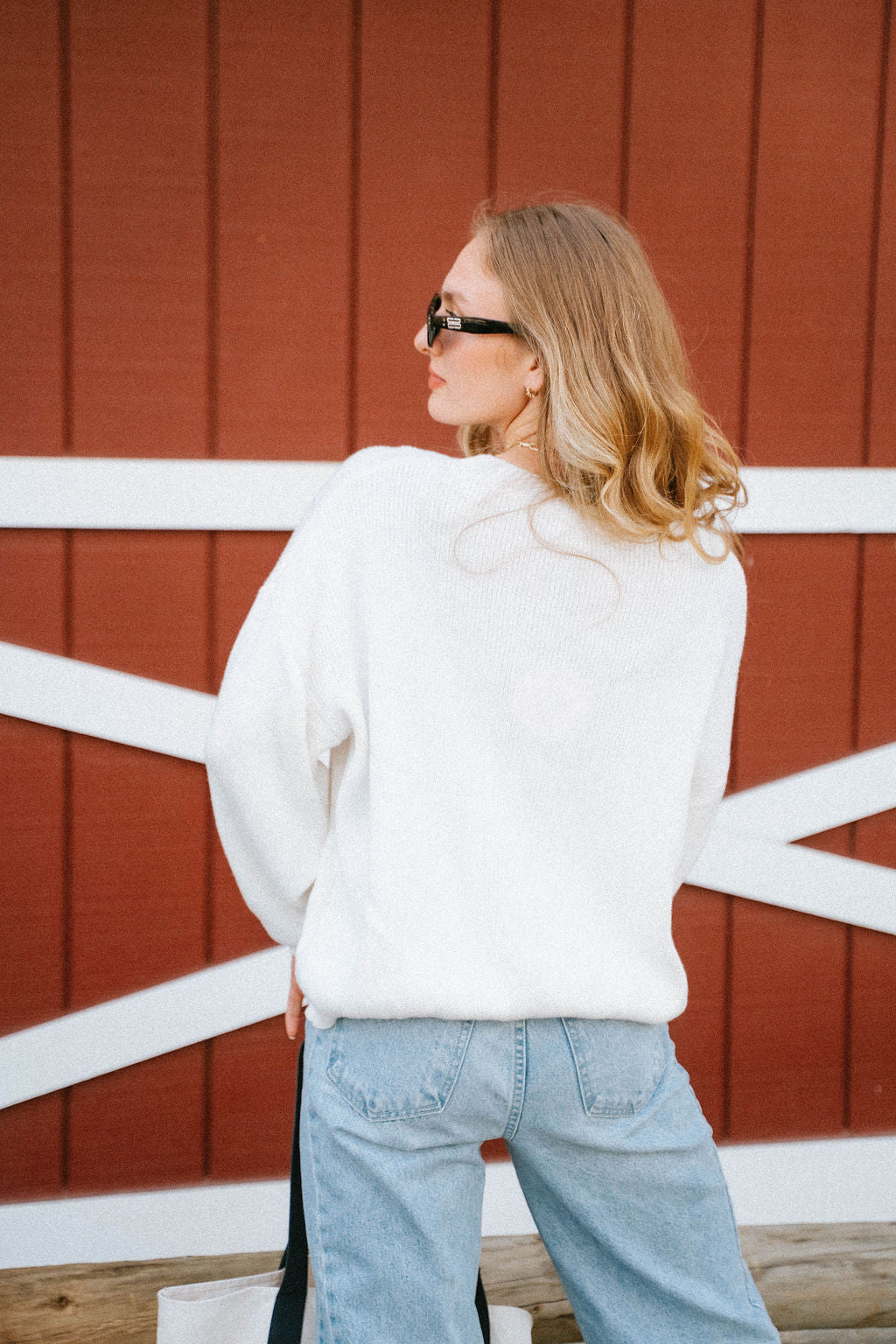 Stars & Stripes Sweater-White